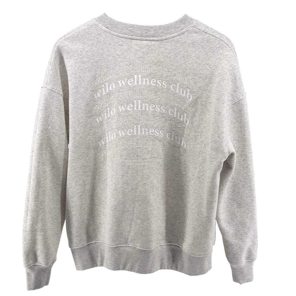 Wilo The Label Sweatshirt Women Small Gray Wellness Club Gym‎ Sport Exclusive - Picture 2 of 8